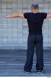 Whole Body Man T poses White Sports Average Standing Street photo references